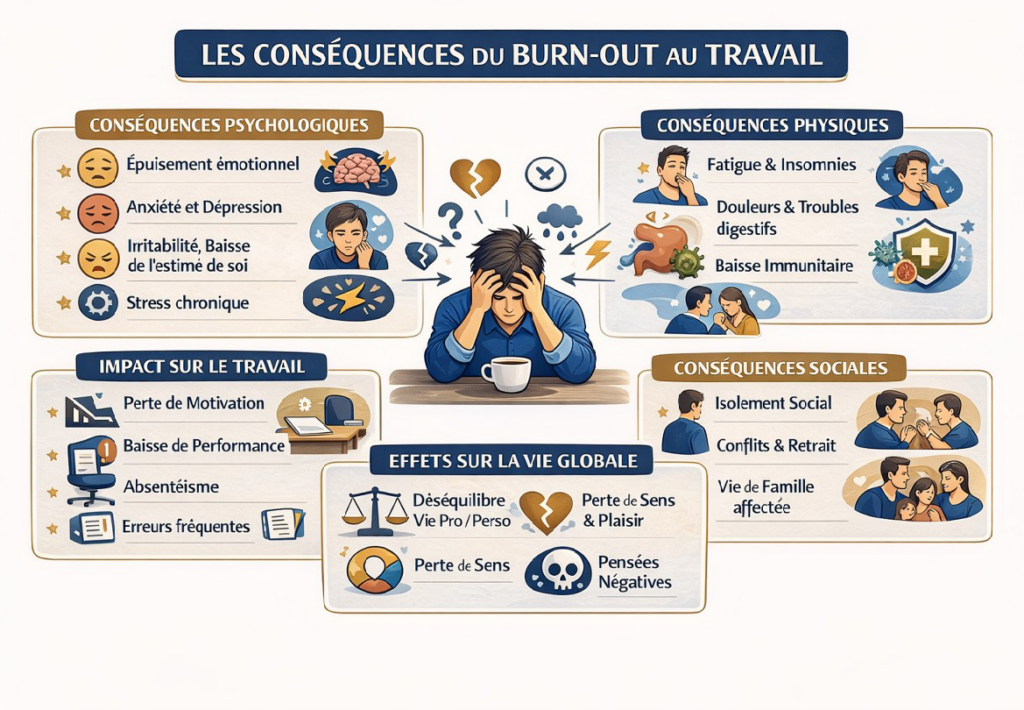 Les conséquences du Burn-out au travail